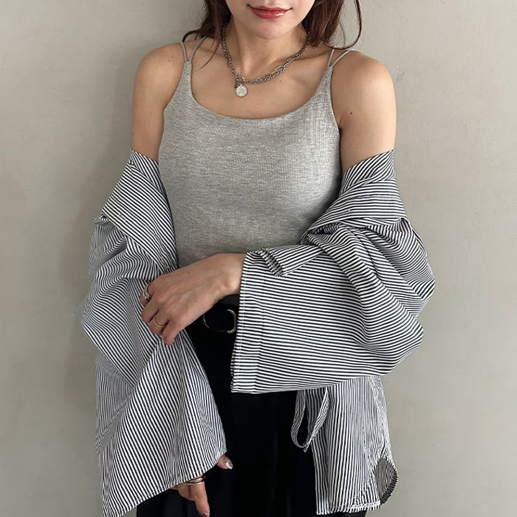 カップ付きスパゲッティストラップキャミソール | Outfitter lab | 詳細画像19 