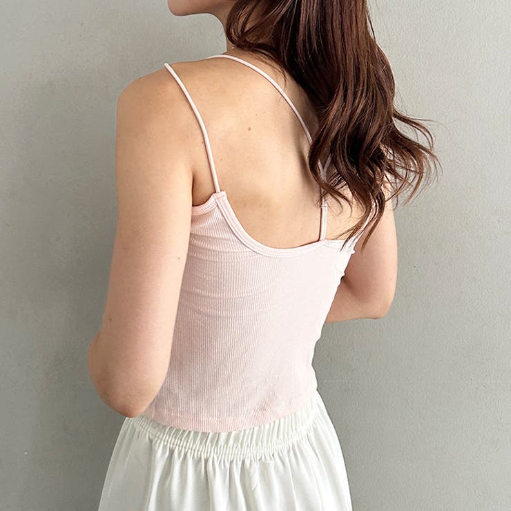 カップ付きスパゲッティストラップキャミソール | Outfitter lab | 詳細画像23 
