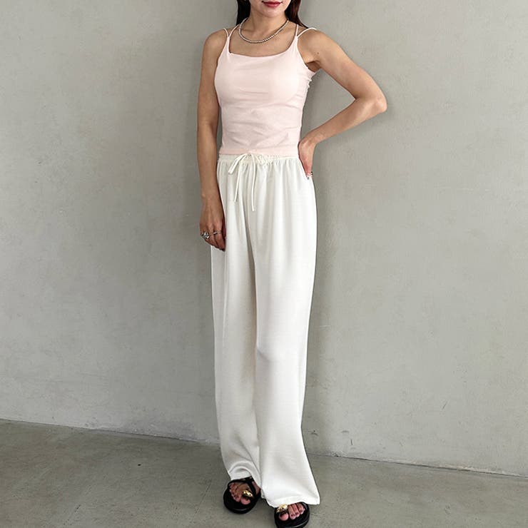 カップ付きスパゲッティストラップキャミソール | Outfitter lab | 詳細画像24 