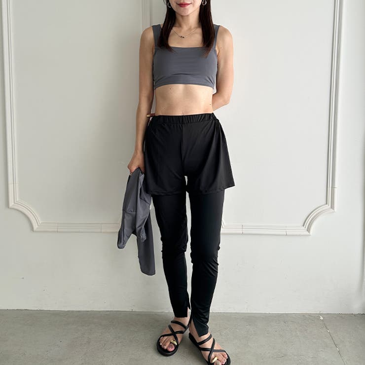 水着5点セットビキニ上下レギンス長袖トップショートパンツ 大人水着 UVカット | Outfitter lab | 詳細画像21 
