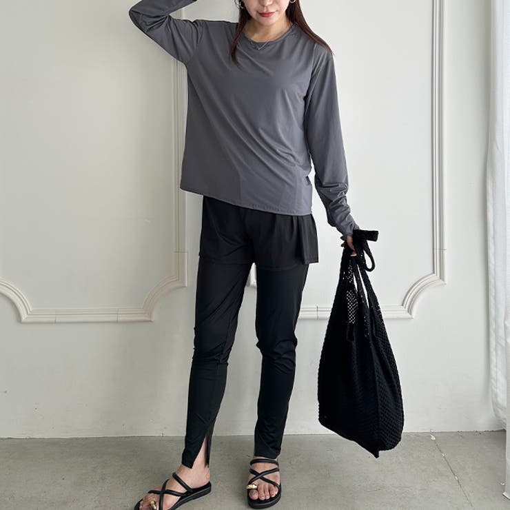 水着5点セットビキニ上下レギンス長袖トップショートパンツ 大人水着 UVカット | Outfitter lab | 詳細画像24 