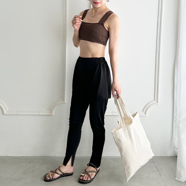 水着5点セットビキニ上下レギンス長袖トップショートパンツ 大人水着 UVカット | Outfitter lab | 詳細画像30 