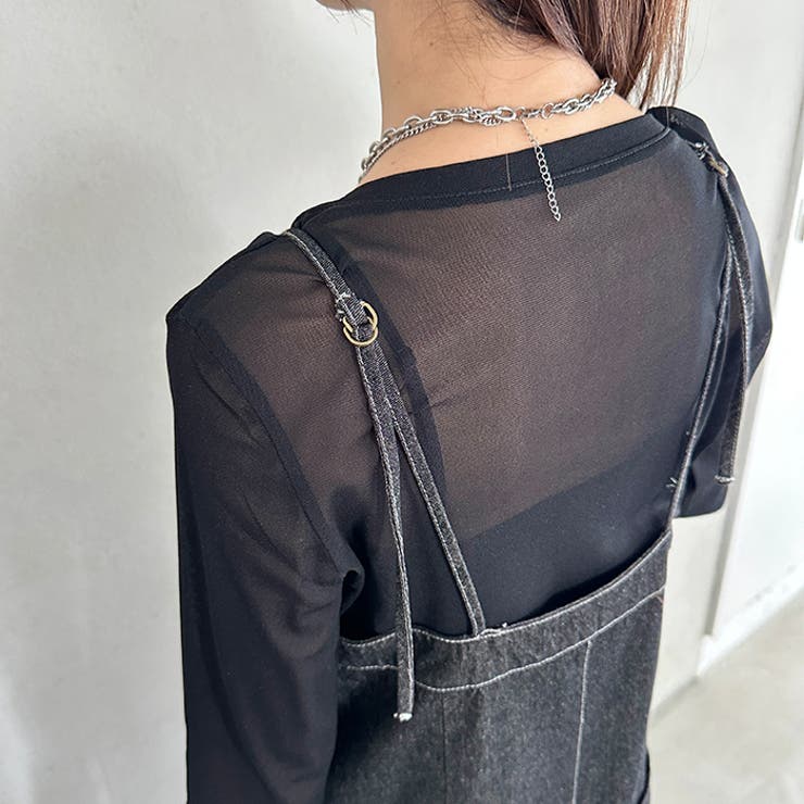 高身長さんも嬉しい♪LONGサイズ展開有 フロントジップデニムロングジャンバース… | Outfitter lab | 詳細画像19 
