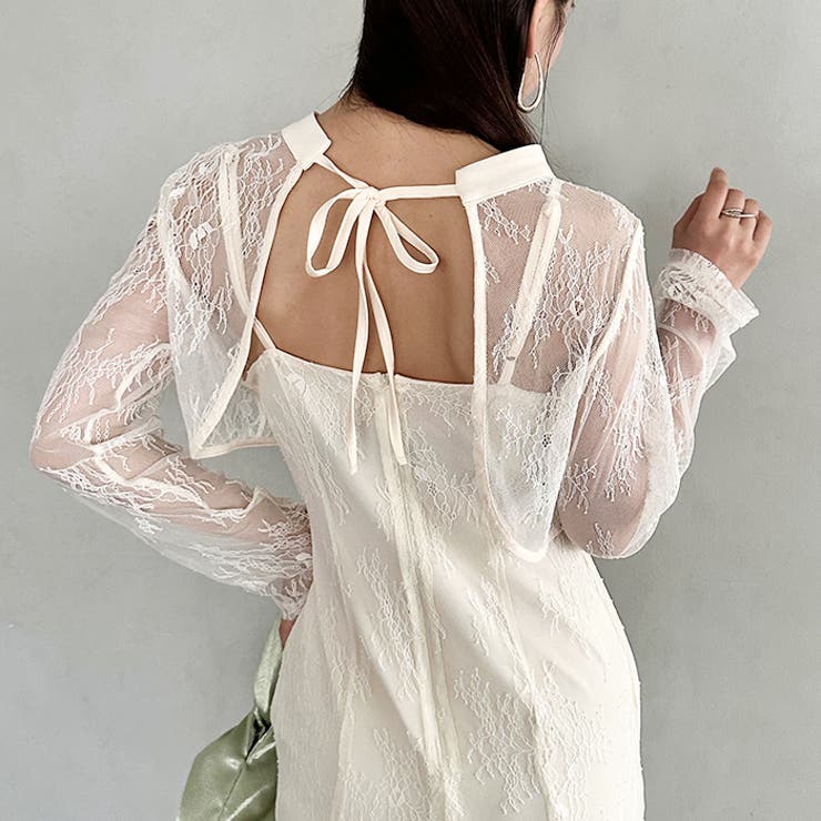 総レース3WAYマーメイドドレス パーティードレス 結婚式 | Outfitter lab | 詳細画像12 