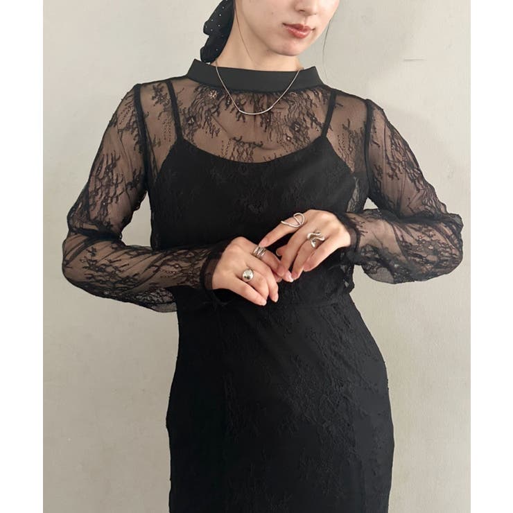 ブラック | 総レース3WAYマーメイドドレス パーティードレス 結婚式 | Outfitter lab