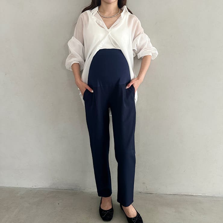 【マタニティ】お腹楽々のびのびマタニティテーパードパンツ | Outfitter lab | 詳細画像14 