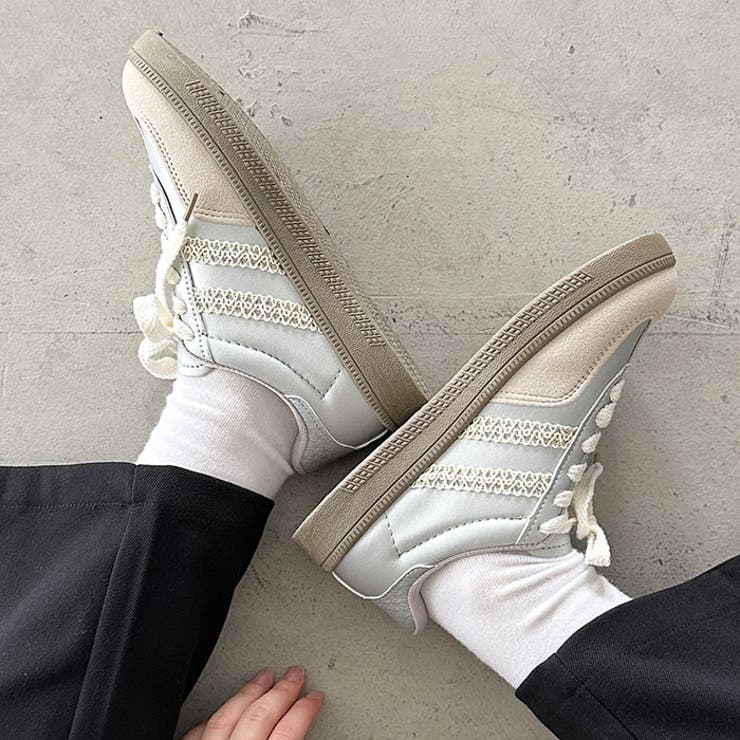 ダブルライン配色スニーカー | Outfitter lab | 詳細画像15 