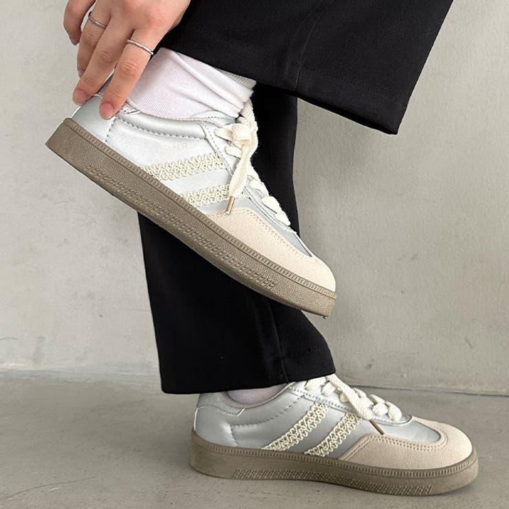 ダブルライン配色スニーカー | Outfitter lab | 詳細画像16 