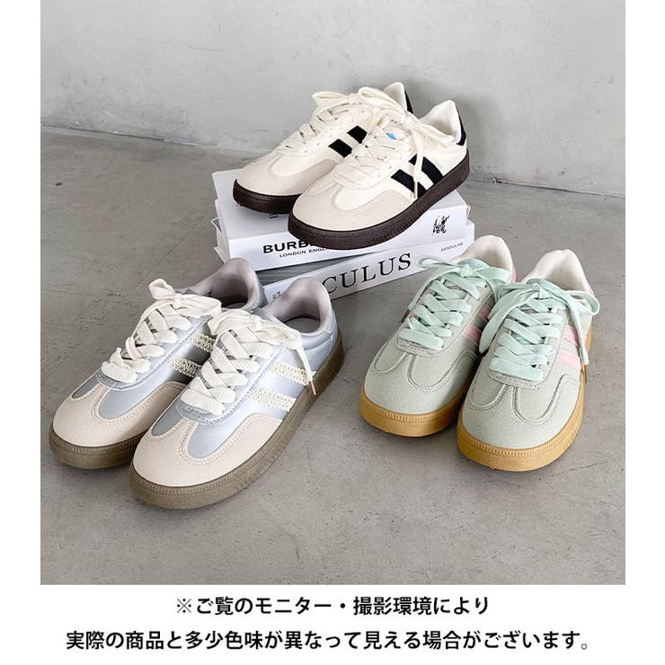 ダブルライン配色スニーカー | Outfitter lab | 詳細画像30 