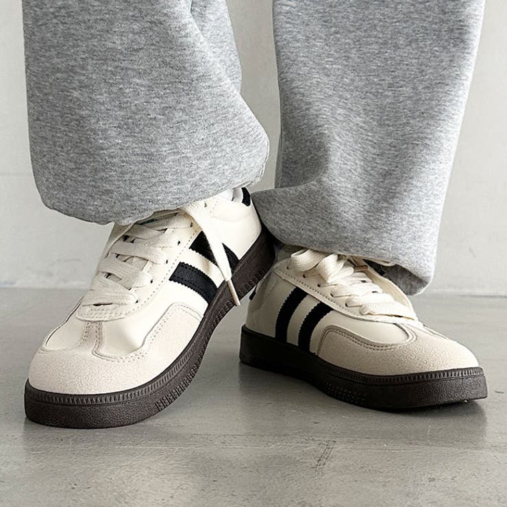 ダブルライン配色スニーカー | Outfitter lab | 詳細画像9 