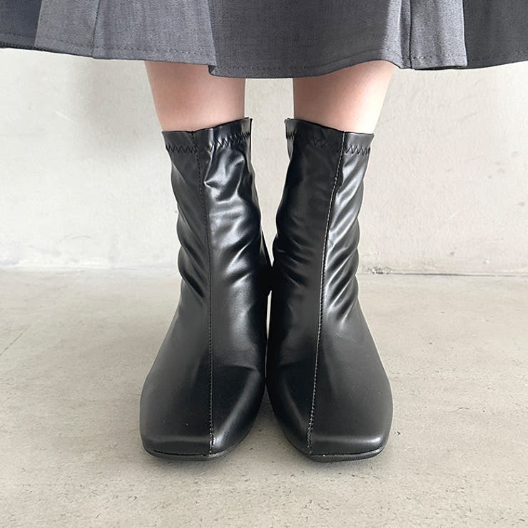 バッグファスナーヒールブーツ | Outfitter lab | 詳細画像10 