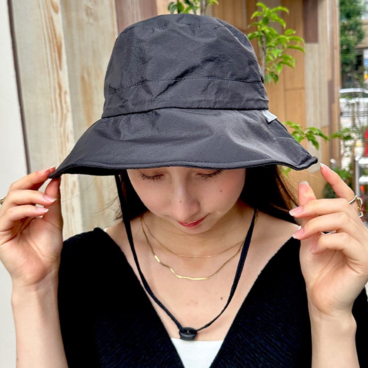 日焼け防止/ナイロンハット ドロストバケットハット | Outfitter lab | 詳細画像11 
