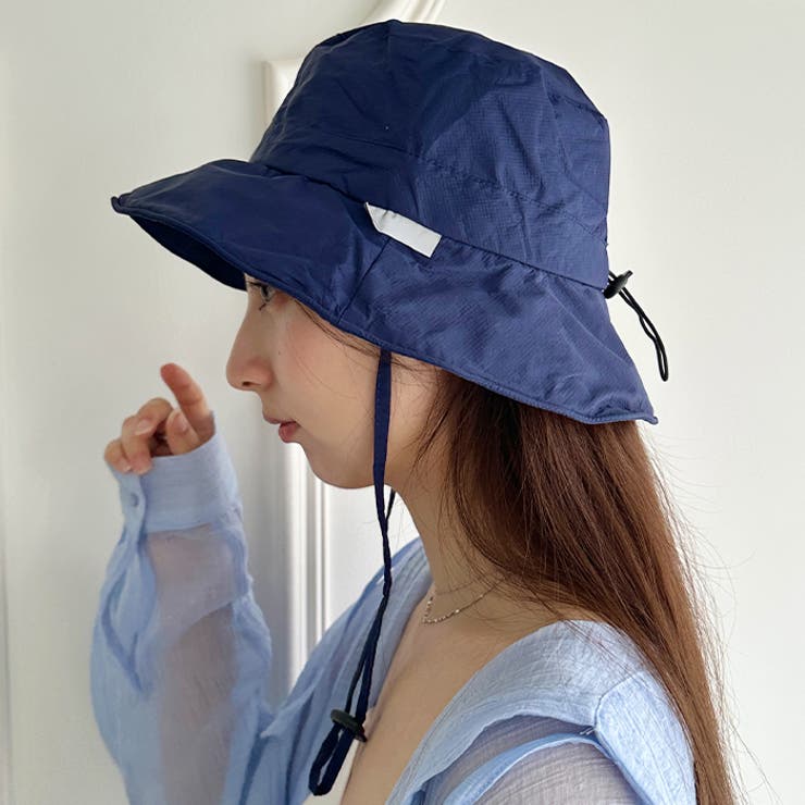 日焼け防止/ナイロンハット ドロストバケットハット | Outfitter lab | 詳細画像18 