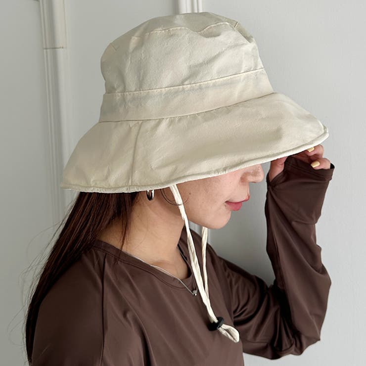 日焼け防止/ナイロンハット ドロストバケットハット | Outfitter lab | 詳細画像8 