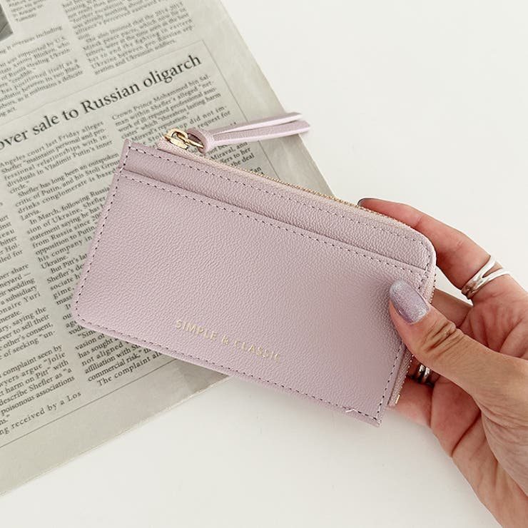 L字ファスナーPU薄型 シンプルデザイン カードケース/ミニ財布 | Outfitter lab | 詳細画像10 