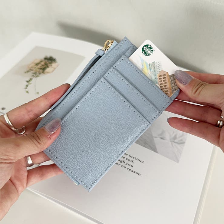 L字ファスナーPU薄型 シンプルデザイン カードケース/ミニ財布 | Outfitter lab | 詳細画像15 