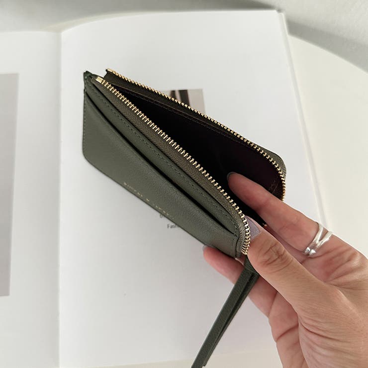 L字ファスナーPU薄型 シンプルデザイン カードケース/ミニ財布 | Outfitter lab | 詳細画像17 