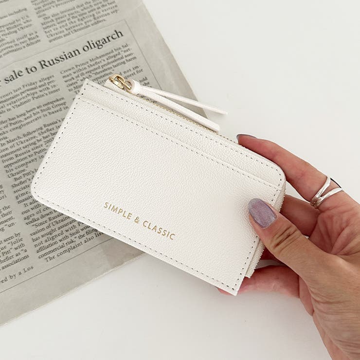 L字ファスナーPU薄型 シンプルデザイン カードケース/ミニ財布 | Outfitter lab | 詳細画像7 