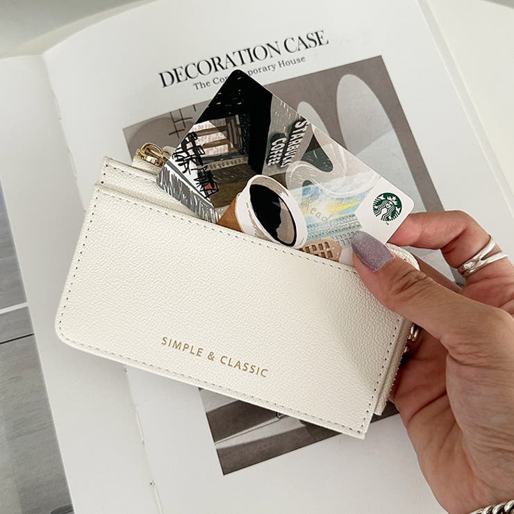 L字ファスナーPU薄型 シンプルデザイン カードケース/ミニ財布 | Outfitter lab | 詳細画像8 