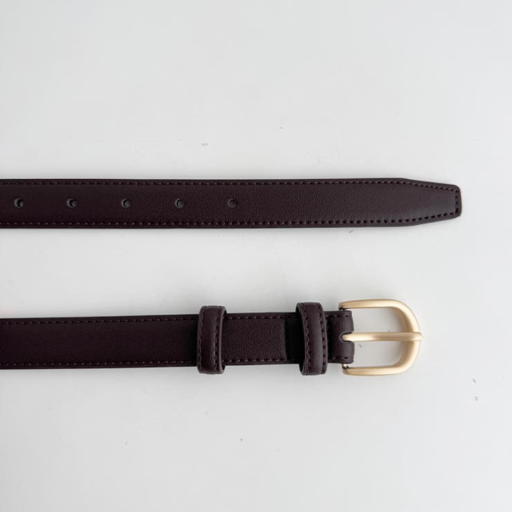 【長さ調整可】6色展開ベーシックPUベルト | Outfitter lab | 詳細画像14 