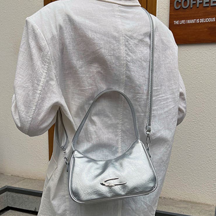 メタルモチーフワンハンドルショルダーバッグ[品番：OUTW0000100