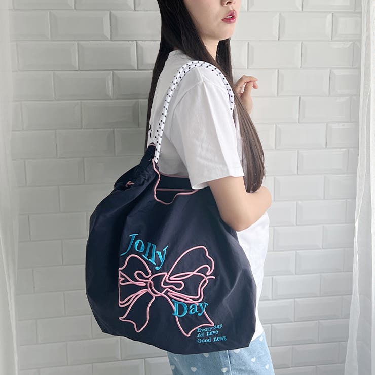 トートバッグ Fallett NYLON RIBBON BAG 4UK035 RIBBON 韓国 Fallett(ファレ) バッグ・カバン(レディース
