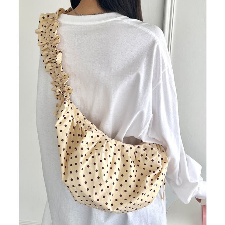 アイボリー | ドットクシュクショルダーバッグ | Outfitter lab