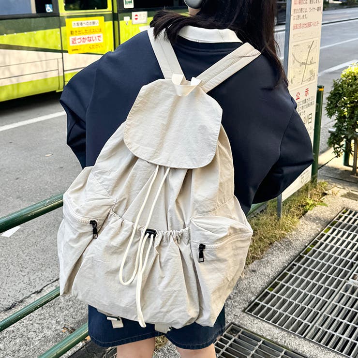 【大容量】ナイロンドロストリュック | Outfitter lab | 詳細画像11 