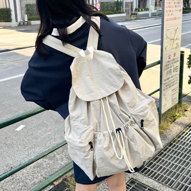 【大容量】ナイロンドロストリュック | Outfitter lab | 詳細画像12 