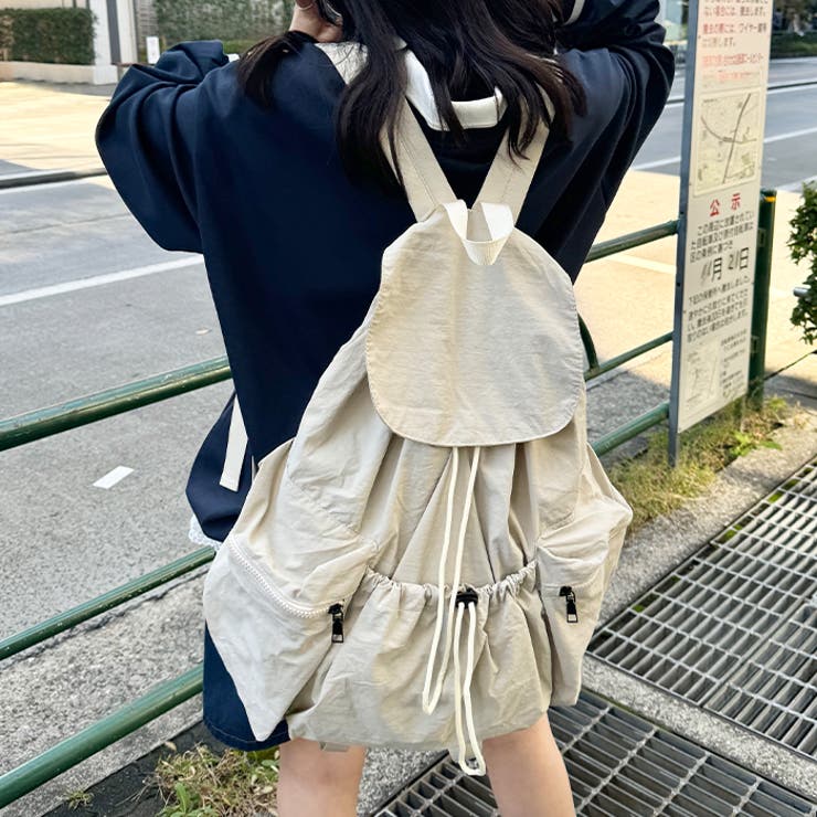 【大容量】ナイロンドロストリュック | Outfitter lab | 詳細画像13 