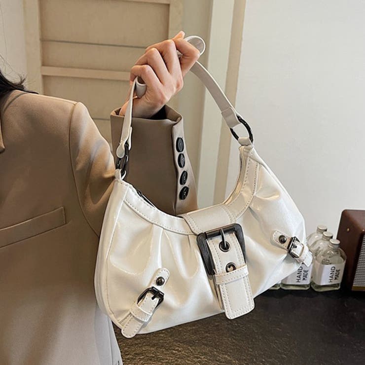 タックデザインPUホーボーバッグ | Outfitter lab | 詳細画像10 