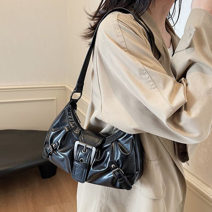 タックデザインPUホーボーバッグ | Outfitter lab | 詳細画像13 