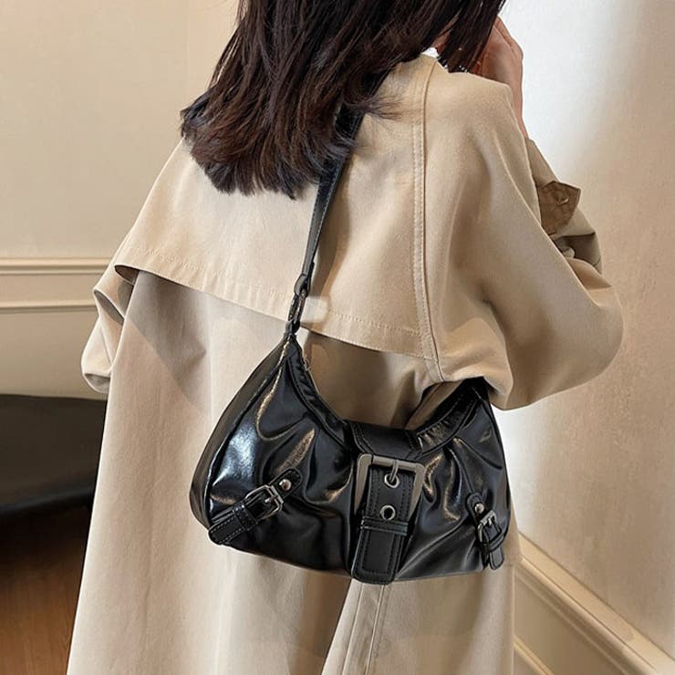 タックデザインPUホーボーバッグ | Outfitter lab | 詳細画像14 