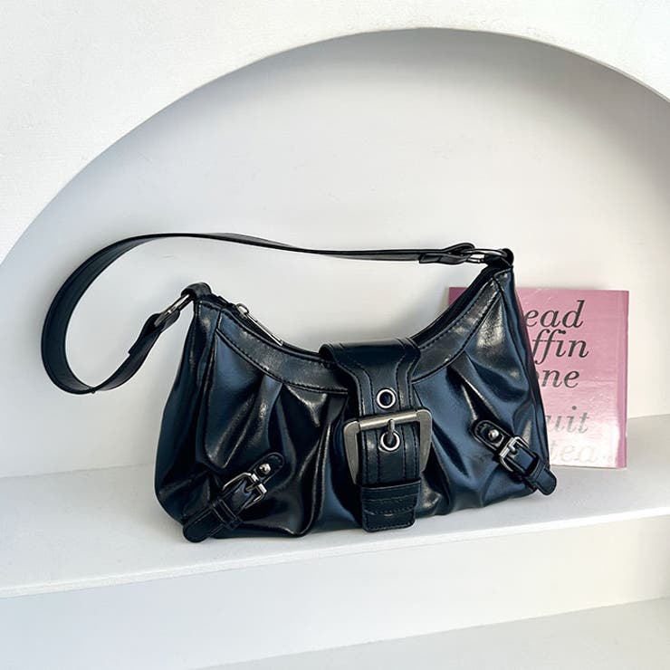 タックデザインPUホーボーバッグ | Outfitter lab | 詳細画像17 