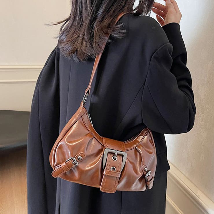 タックデザインPUホーボーバッグ | Outfitter lab | 詳細画像18 