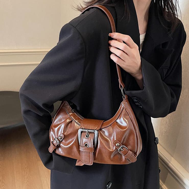 タックデザインPUホーボーバッグ | Outfitter lab | 詳細画像20 