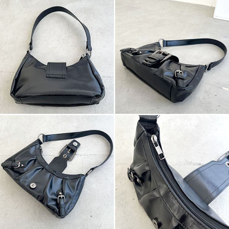 タックデザインPUホーボーバッグ | Outfitter lab | 詳細画像24 