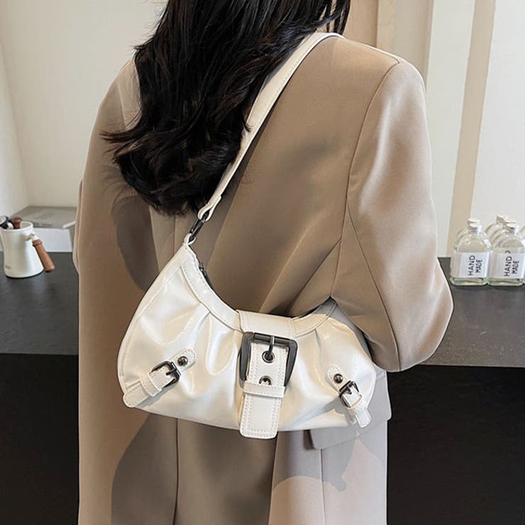 タックデザインPUホーボーバッグ | Outfitter lab | 詳細画像6 