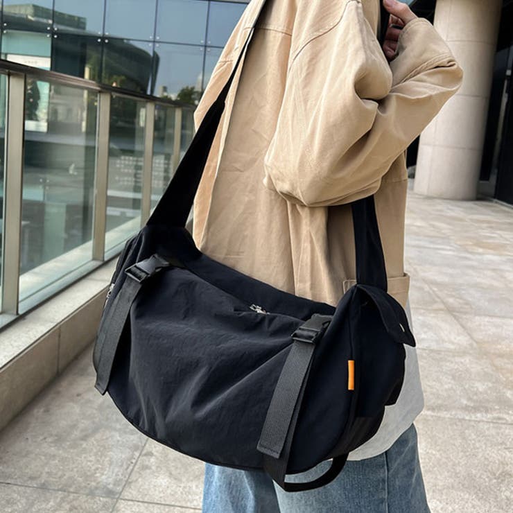 ダブルポケットナイロンメッセンジャーバッグ | Outfitter lab | 詳細画像12 