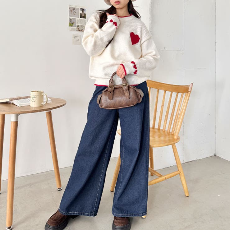 ポイントハートニットトップス | Outfitter lab | 詳細画像9 