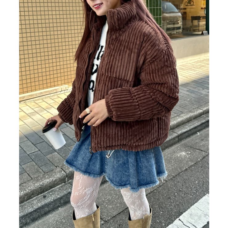 ブラウン | コーデュロイダウンジャケット | Outfitter lab