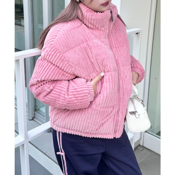 ピンク | コーデュロイダウンジャケット | Outfitter lab