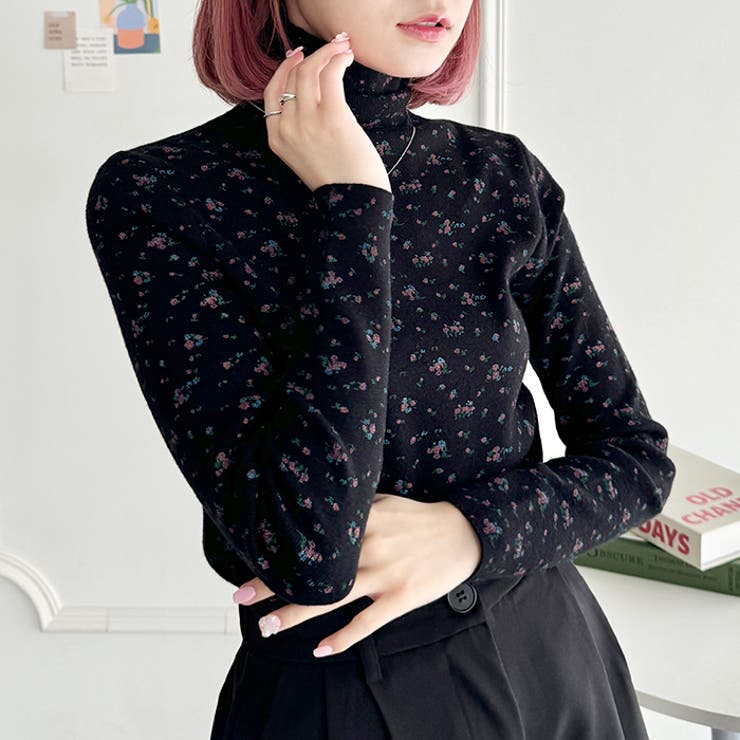 小花柄ハイネックトップス | Outfitter lab | 詳細画像6 