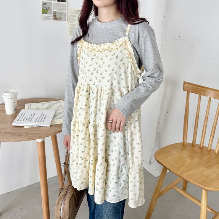 チェック柄フリルティアードチュニック | Outfitter lab | 詳細画像34 