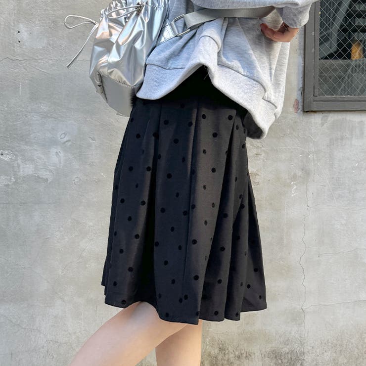 ドットプリーツミディスカート | Outfitter lab | 詳細画像6 