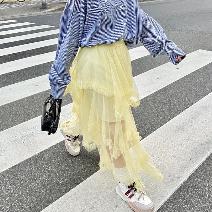 ボリュームフリルチュールスカート | Outfitter lab | 詳細画像46 