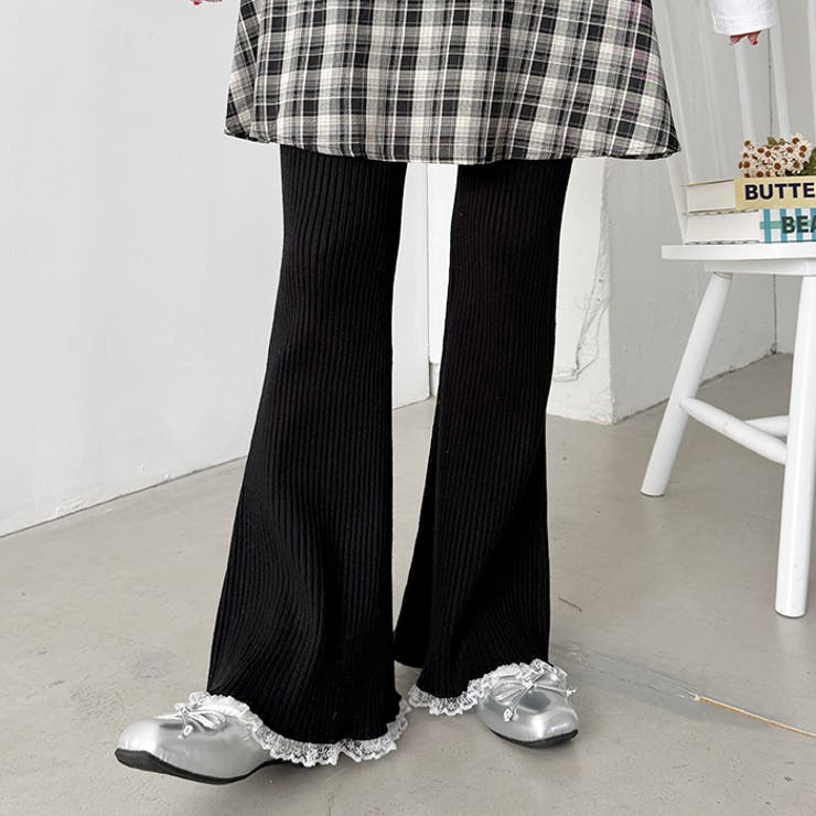 裾レースリブパンツ | Outfitter lab | 詳細画像10 