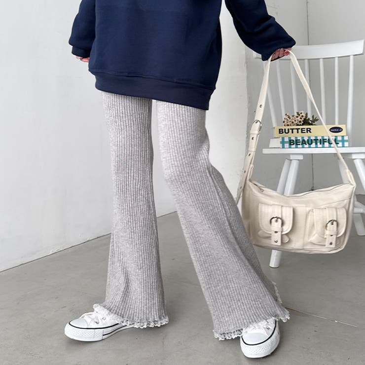 裾レースリブパンツ | Outfitter lab | 詳細画像16 
