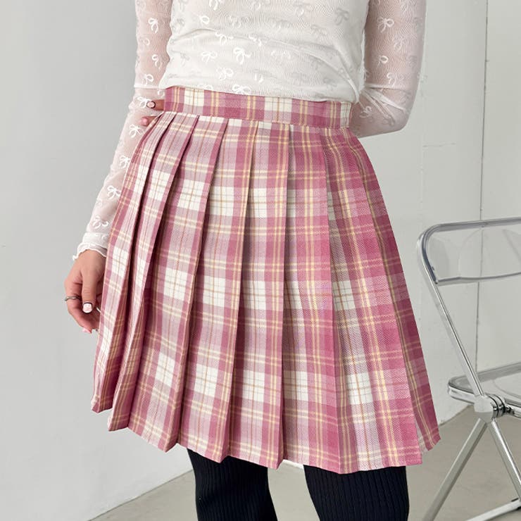 チェックプリーツミニスカパン | Outfitter lab | 詳細画像10 