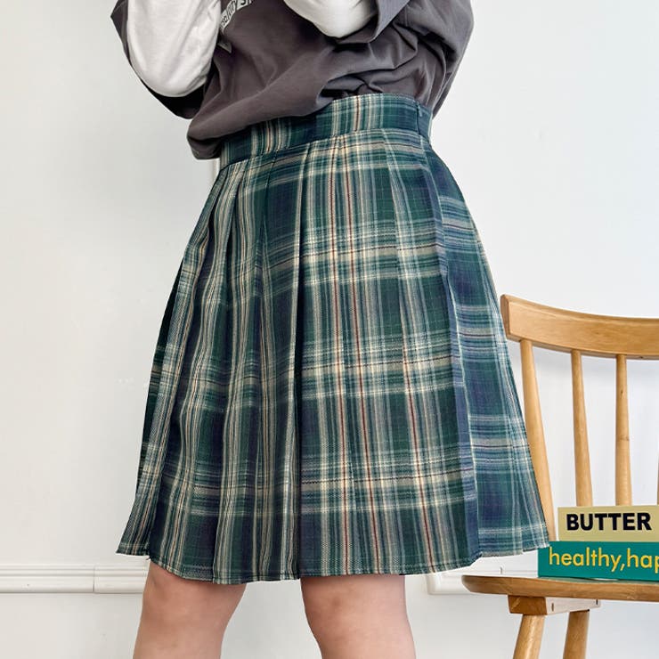 チェックプリーツミニスカパン | Outfitter lab | 詳細画像16 